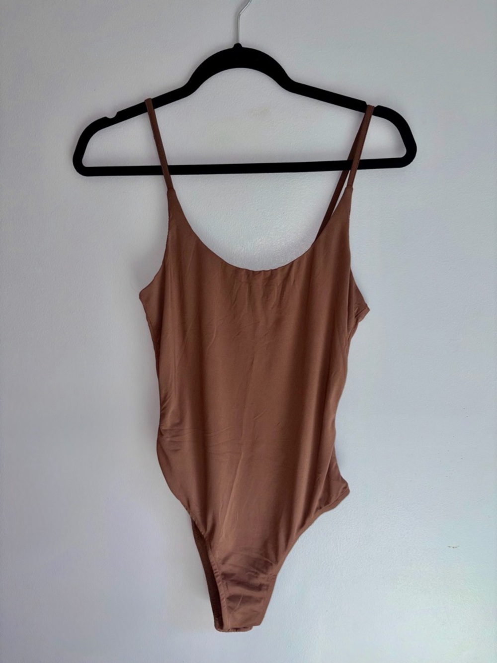 Showpo Brown Scoop Neck Bodysuit 4/$25
